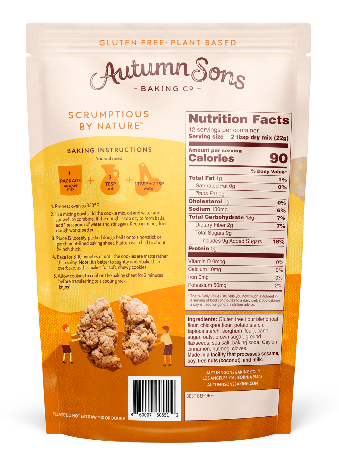 Oatmeal Cinnamon Cookie Mixes