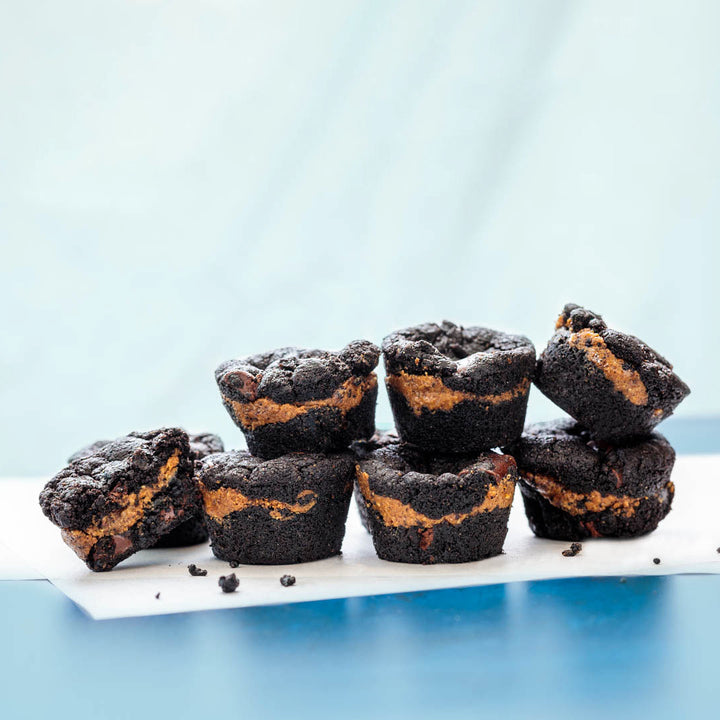 Double Chocolate Peanut Butter Cookie Cups