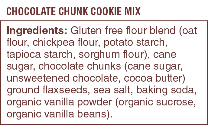 Chocolate Chunk Cookie Mix