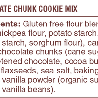 Chocolate Chunk Cookie Mix
