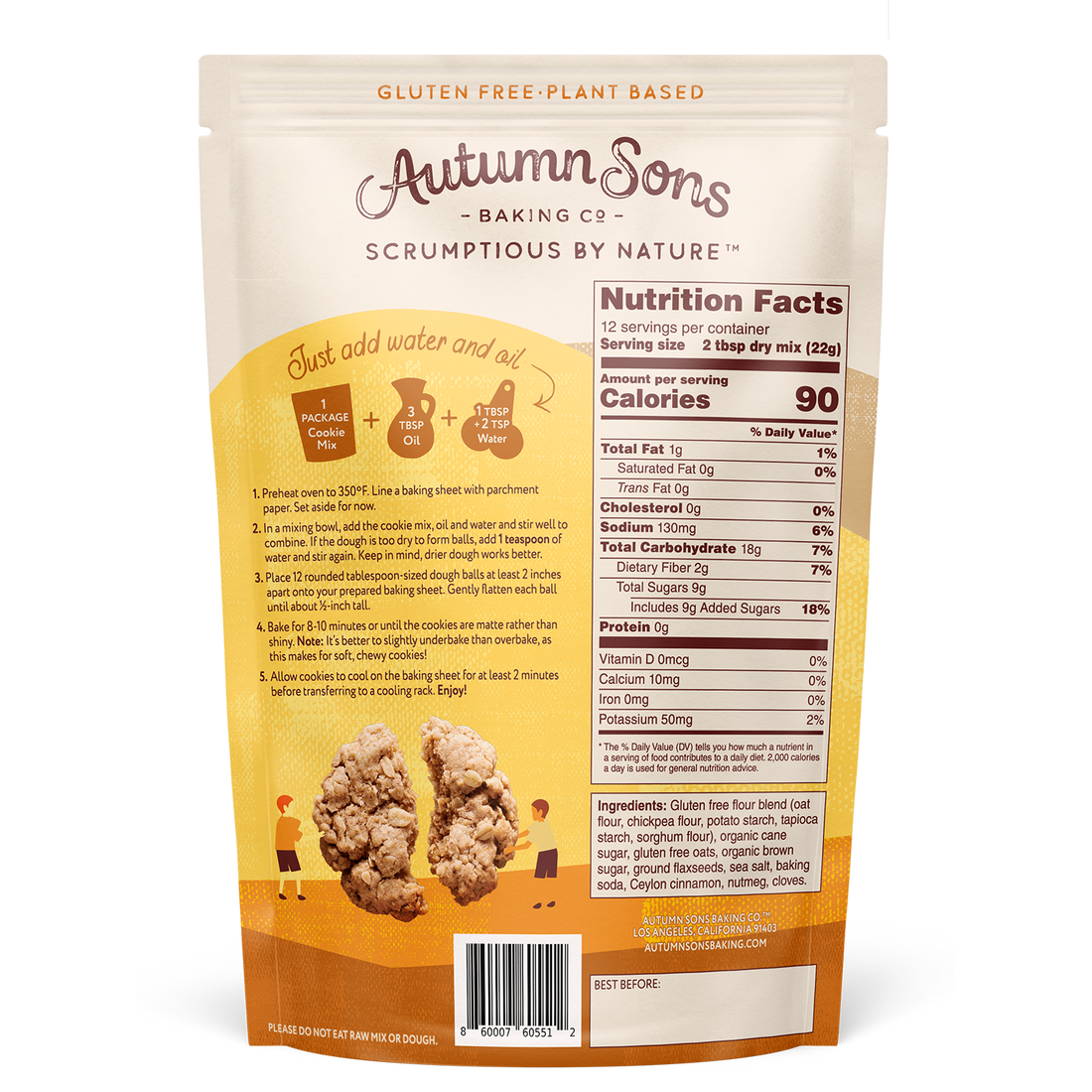 Oatmeal Cinnamon Cookie Mixes