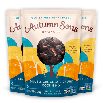 3 Pack Double Chocolate Chunk Cookie Mix